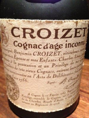 Croizet Cognac d' age inconnu[Brandy Cognac]: panacee selection