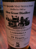 JACK&JACK “AULD DISTILLERS COLLECTION” GLEN GRANT 1969 39y 48.4%[Scotch Single Malt]
