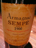 SEMPE 1900 1980年代 Bottling[Armagnac]