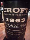 Croft1963[Wine Vintage port]