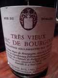 Tres Vieux Marc de Bourgogne 1952-1986 Domaine Roland Thevenin[Brandy Marc]