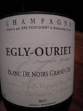 NV Egly Ouriet Blanc de Noirs[Champagne Ambonay]