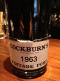 Robert Cockburn Vintage Port 1963[Wine Vintage Port]